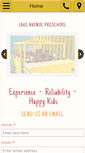 Mobile Screenshot of lakeavepreschool.com